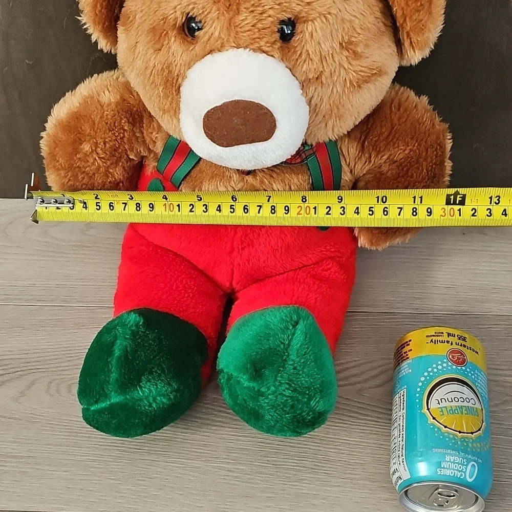 Vintage Sears Christmas Theodore Teddy Bear Plush, Large 14" High - Picture 8 of 10